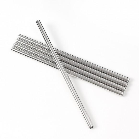 에코그린 일자형 304스텐 빨대 5p세트(21.5x0.9cm)