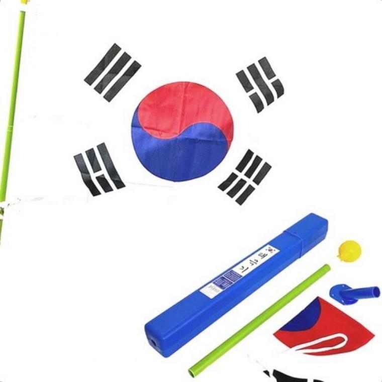 계양 태극기+케이스 공휴일 한국 보관함 조기 국기