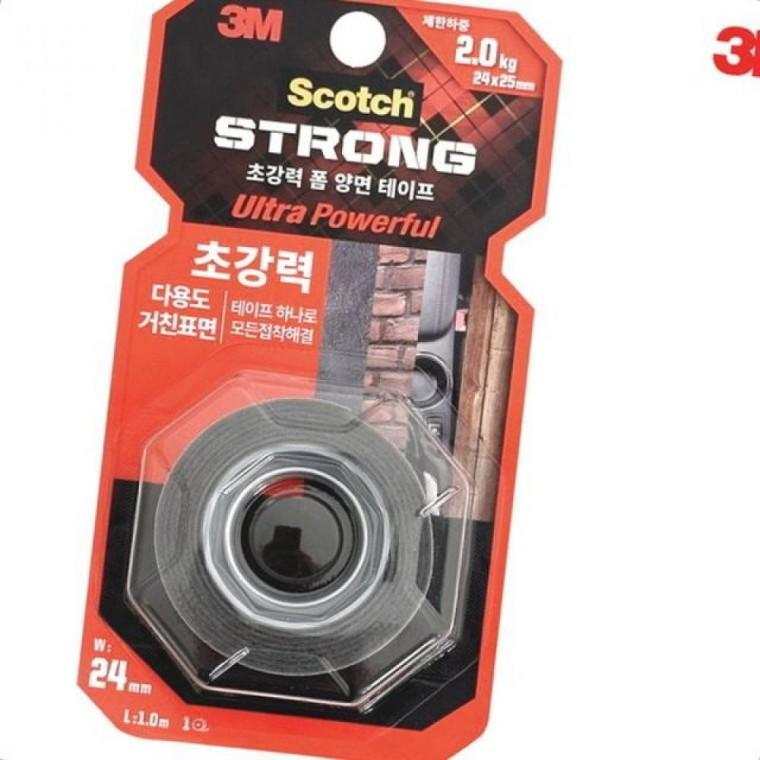 양면테이프거친표면UPR210 초강력 폼 3M 페인트벽
