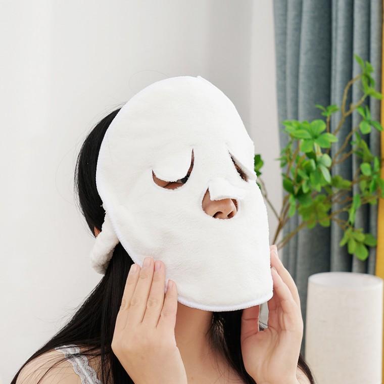 페이스타올 극세사 스팀 모공 열기 타월 수건