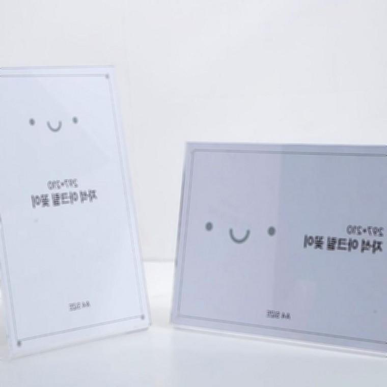 아크릴 A4 가격표 자석 메뉴판 꽂이 스탠드 POP 투명