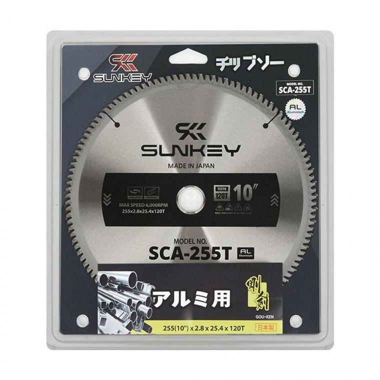 썬키 절단 팁소 SCA-255T 알루 255 10 x2.8x25.4x12