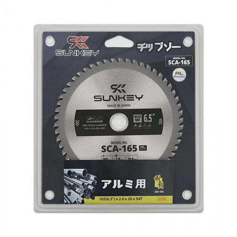 썬키 절단 팁소 SCA-165 알루 165 6.5 x2.0x20x54T