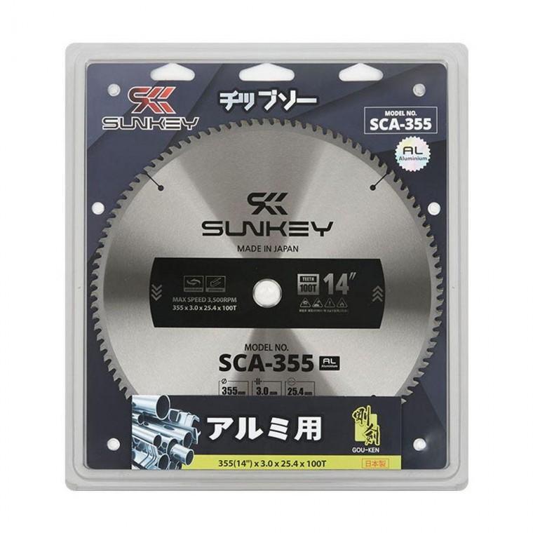 썬키 절단 팁소 SCA-355 알루 355 14 x3.0x25.4x100