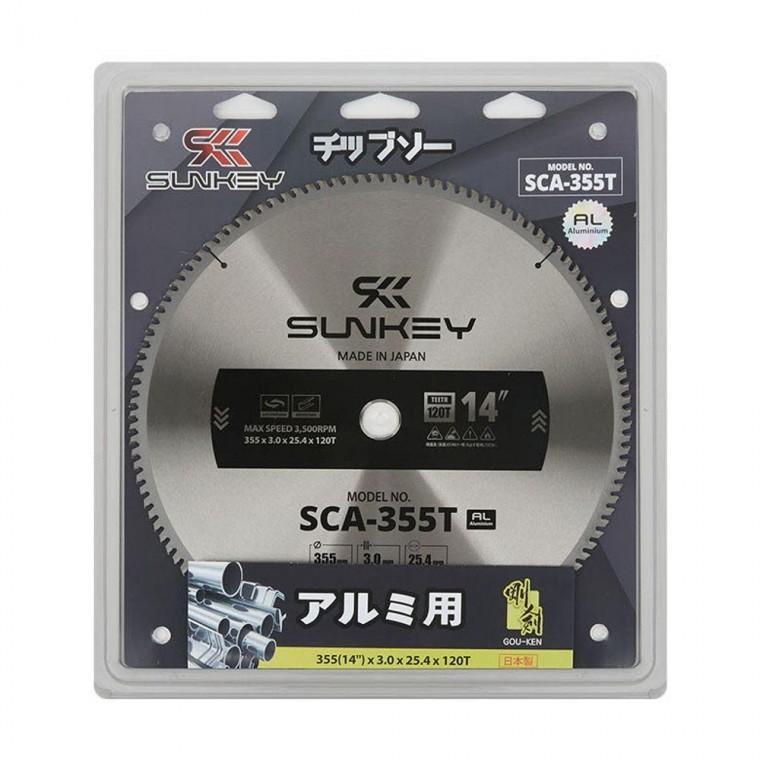 썬키 절단 팁소 SCA-355T 알루 355 14 x3.0x25.4x12
