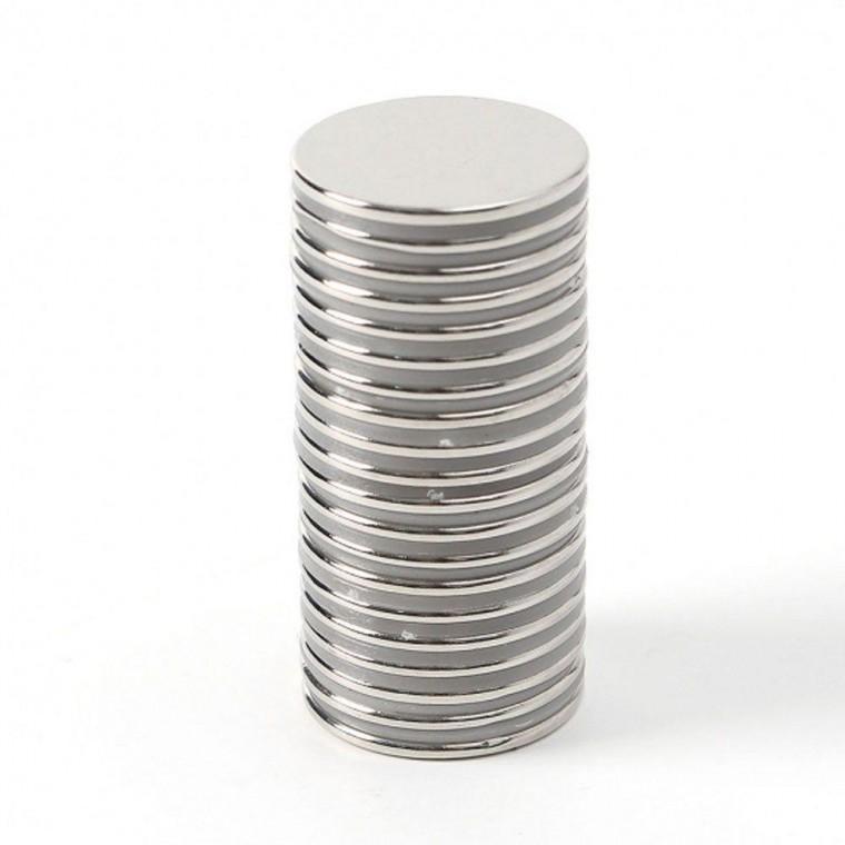 산업용 네오디움 초강력 원형 자석 25X2mm 20개입