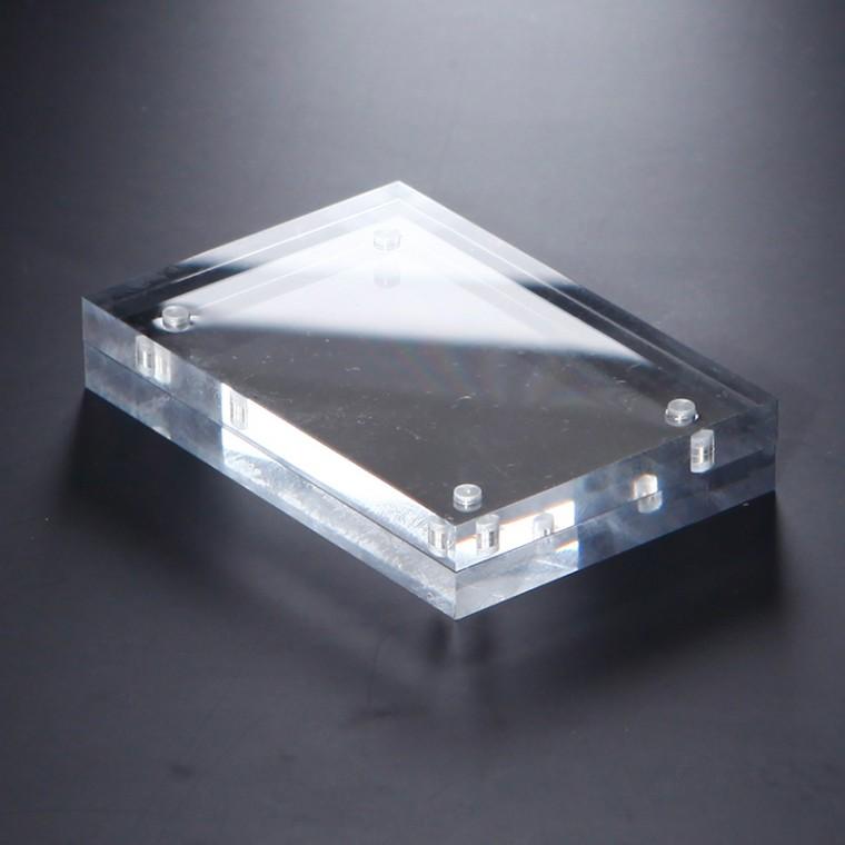 아크릴 자석 메뉴판 카드 홀더 투명 가격표 9x6cm