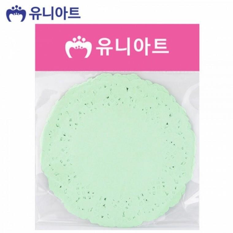 유니아트 (종이레이스) 1000 칼라 종이 레이스 (중) (연두)