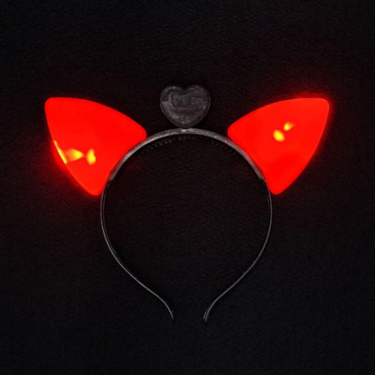 LED 야광 토끼 곰돌이 무도회 놀이공원 파티 머리띠