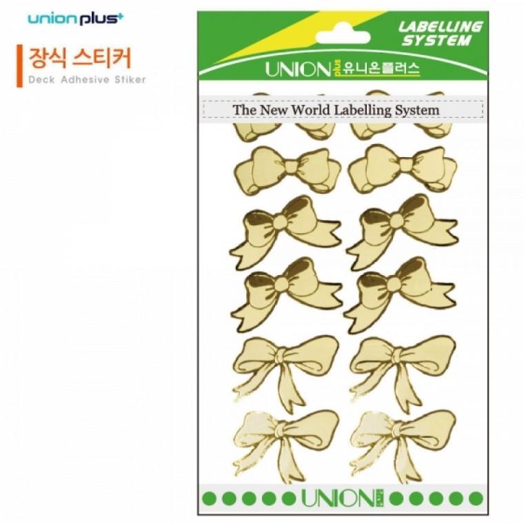 유니온 스티커 장식 (리본) (4매입) (UL-1000-3)