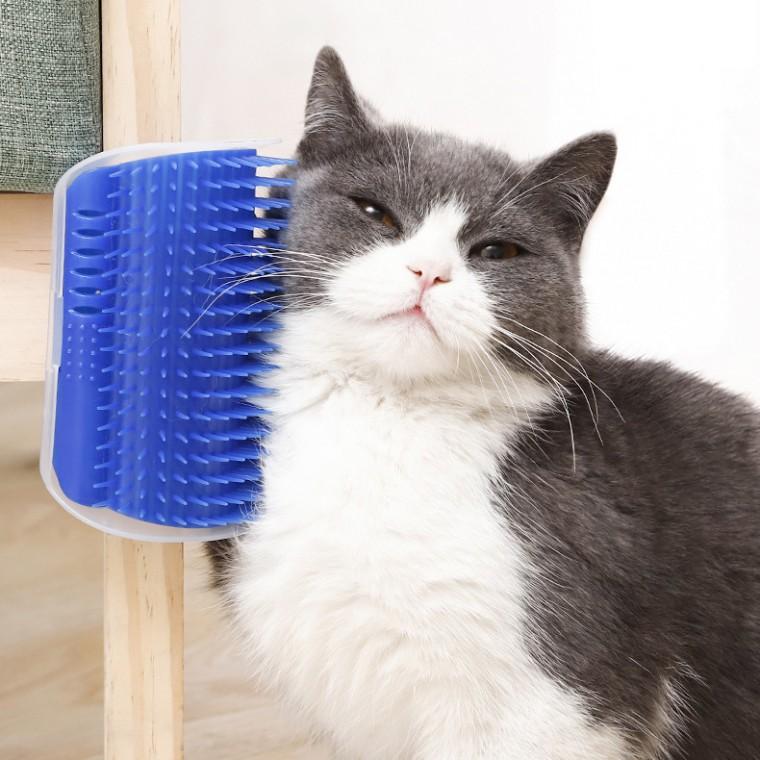 PET 고양이 브러쉬 코너 부착 셀프