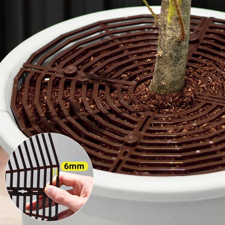 화분 흙보호 덮개 19cm 고양이 아기 흙날림 방지