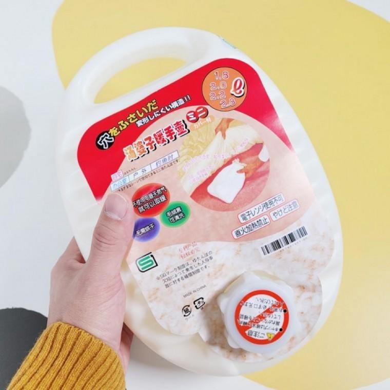 일본 유단포 2.2리터 화이트 용기 보관용 대용량 식품 저장
