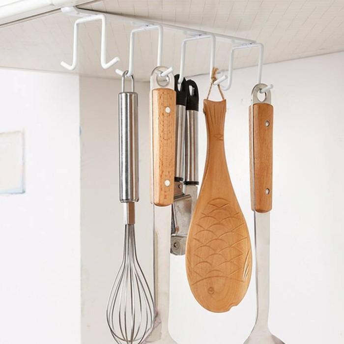 캠핑 카라반 주방 찬장 8구 다용도 컵 걸이