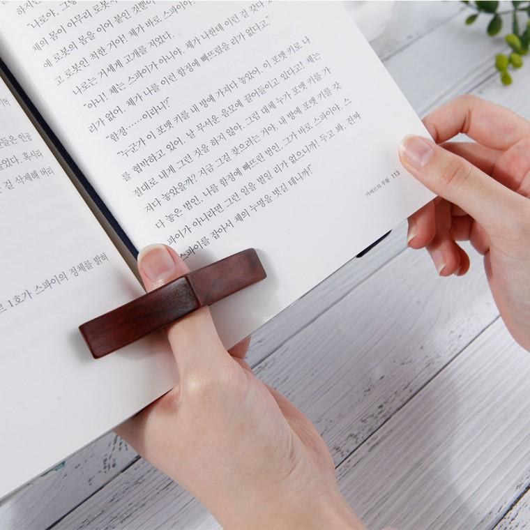 독서용 원목 북링 홀더링 책잡이 집게 고정템