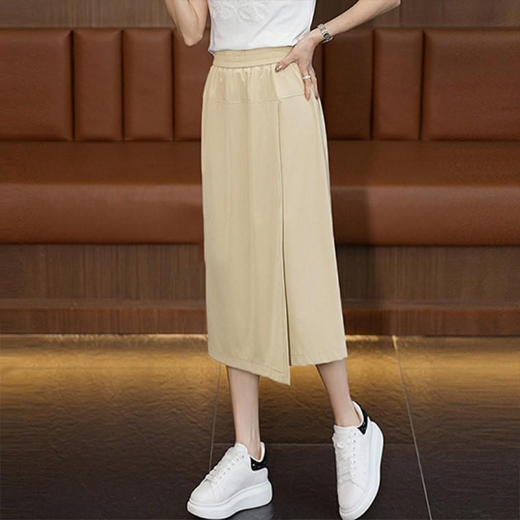 여름 치마 바지 와이드 쿨팬츠 시원한 홈웨어 긴 바지