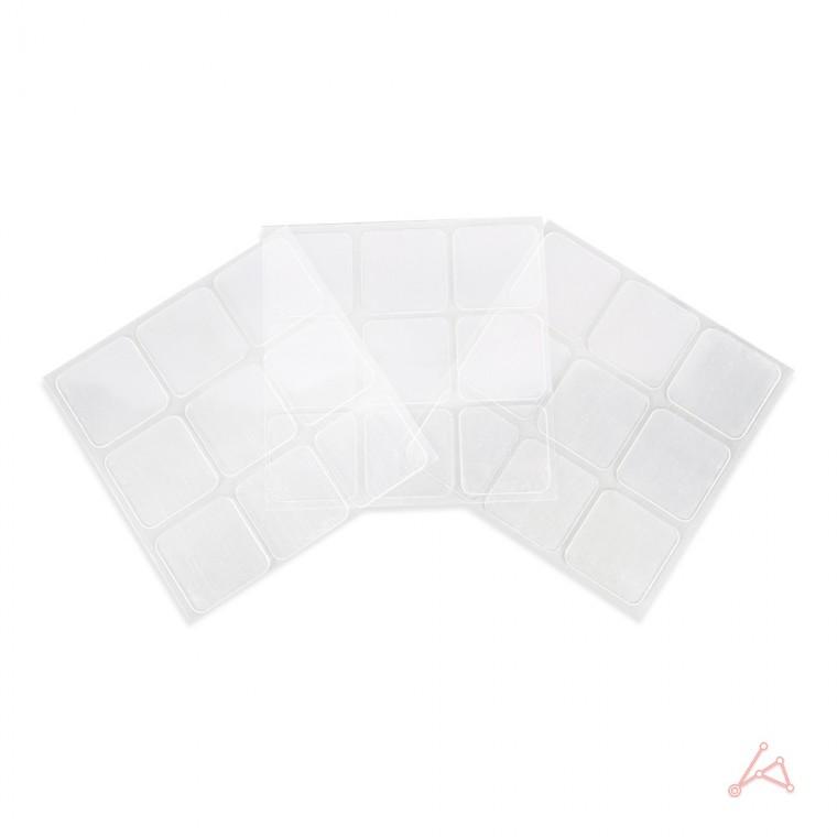 초강력 겔 투명 양면테이프(사각) 25mm 27p