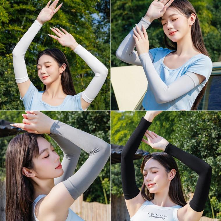 [큰손할인] 데일리팔토시 여름 햇빛가리개 스포츠 쿨 시원한 라이딩 골프 얇은 여성 냉감 운전 암슬리브