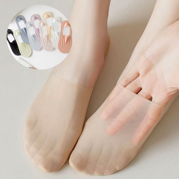 여성 아이스실크 쿨덧신 페이크 삭스 여름 양말 덧신