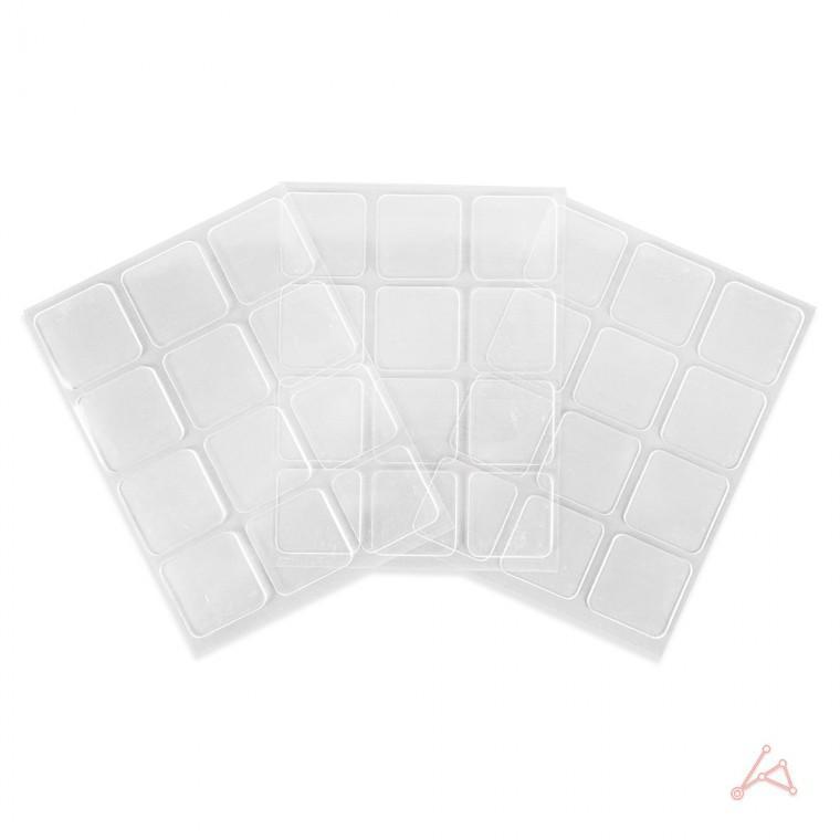 초강력 겔 투명 양면테이프(사각) 20mm 36p