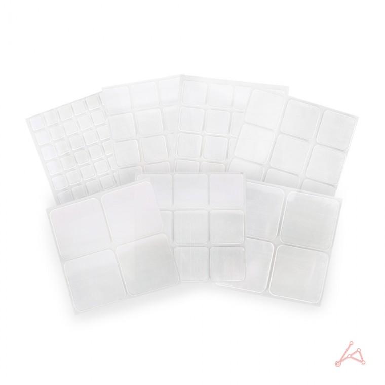 초강력 겔 투명 양면테이프(사각) 10mm 84p
