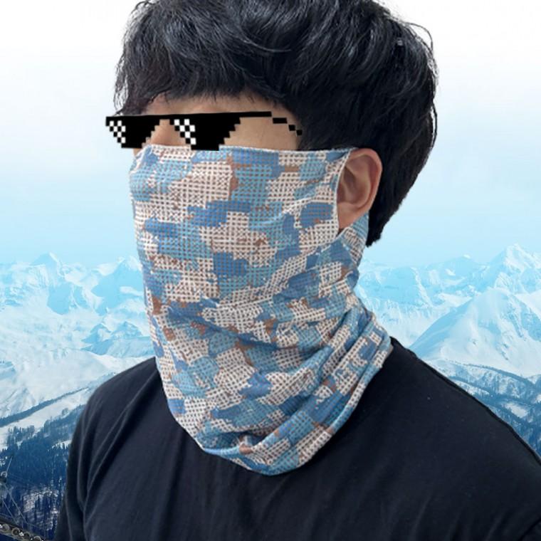 여름 냉감 메쉬 넥워머 / 귀걸이형 쿨링 멀티 마스크 / 스포츠 자외선 차단 쿨 스카프