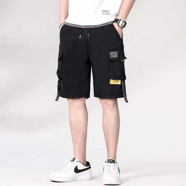 포켓 스트랩 3컬러 스트릿 하프팬츠 IS-PA63