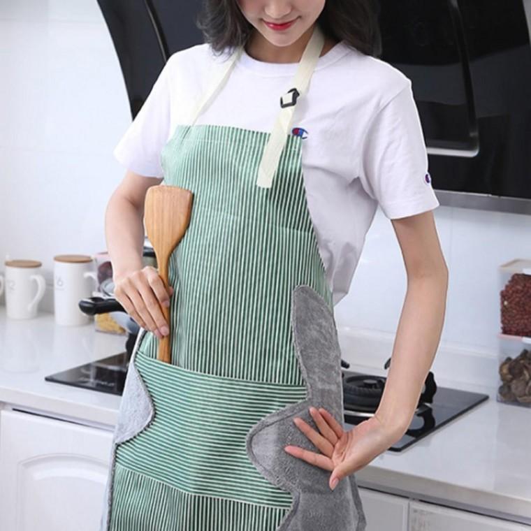 물기 걱정 없는 손 닦는 방수앞치마 주방 설거지 업소용 카페 공방 앞치마