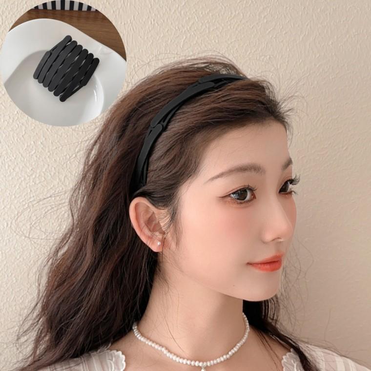 접이식 디자인 헤어밴드 간편한 휴대 여성 여자머리띠