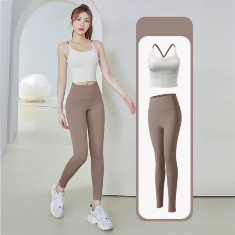 프리미엄 여성 헬스복 세트 필라테스 트레이닝 요가복