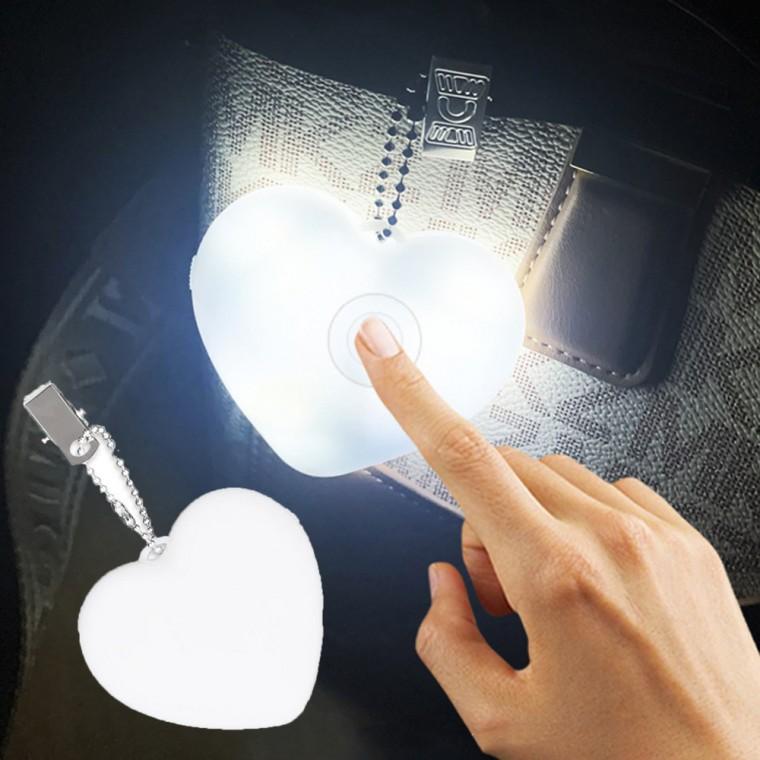 가방 LED 키링 열쇠고리 미니 라이트 하트키링 키홀더