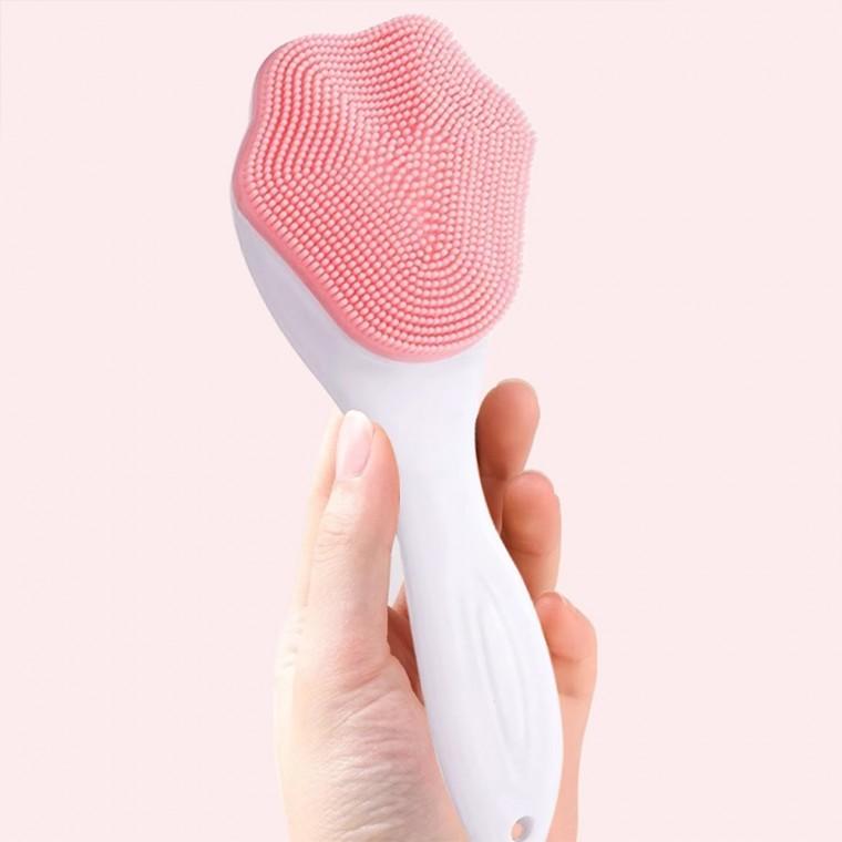 고양이 얼굴 세안 브러쉬 모공청소 부드러운 클렌징솔