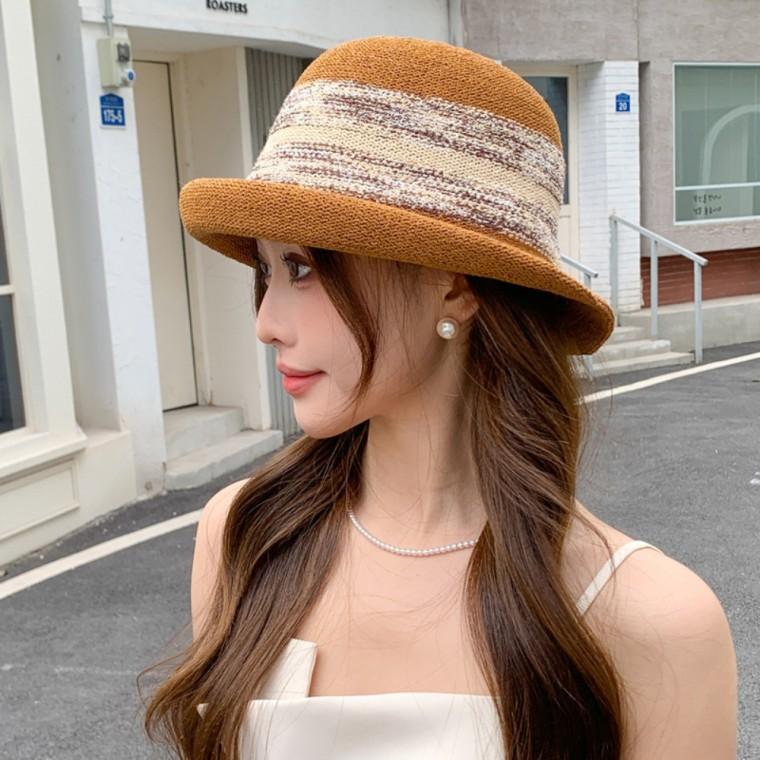 편안한 벙거지 모자 데일리룩 산책용 가벼운 버킷햇