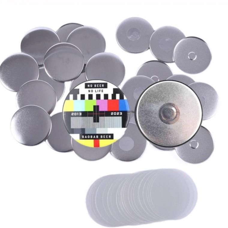 DIY 자석형 핀버튼 원형 메탈 만들기 58MM 100개입