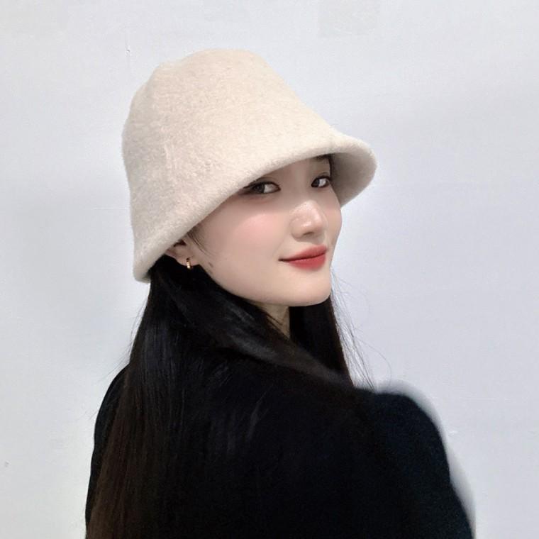 디아나 울 버킷햇(베이지) 겨울벙거지모자