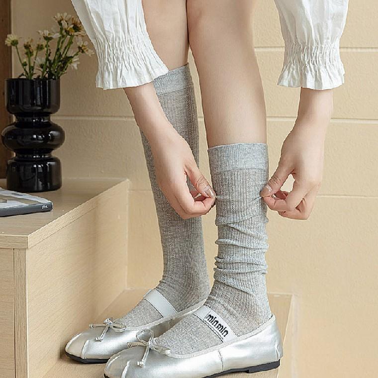 여성 얇은 펀칭 스타킹 니삭스 여름용