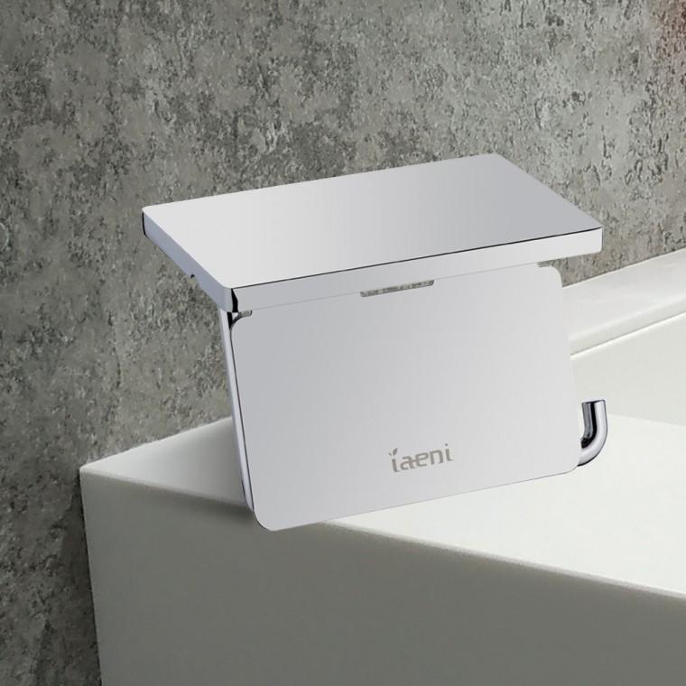 크롬 스텐휴지걸이 선반형 크롬 욕실스텐레스 휴지걸이 IBA6602