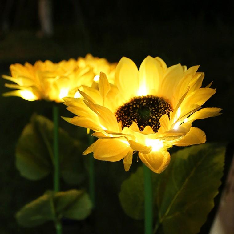 해바라기 LED 태양광 꽃정원등 LED조화 야외조명