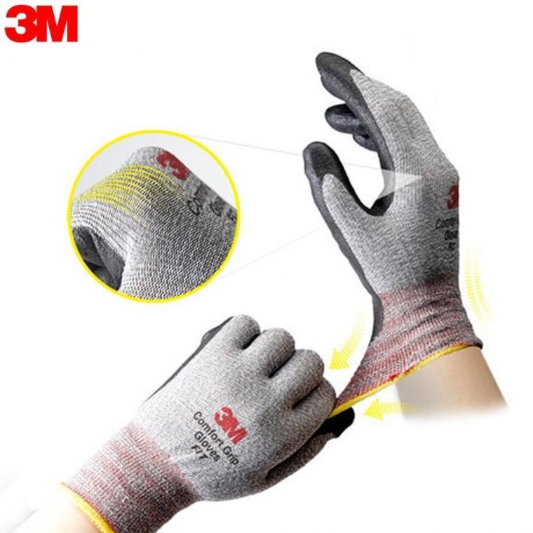 3M 컴포트그립 핏 작업장갑 그레이
