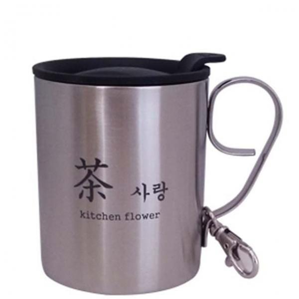 스텐머그컵(등산용)0.20L 등산용컵 등산용물컵 스텐리스컵 스테인레스머그컵 스테인리스컵