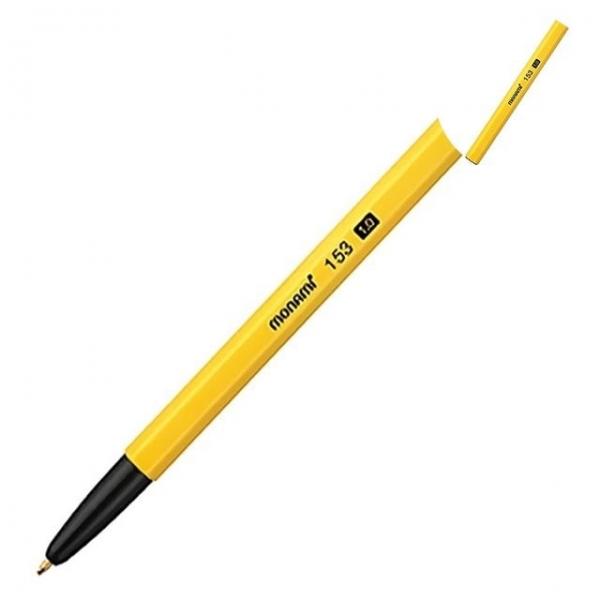 예쁜볼펜 검정색볼펜 볼펜 1.0mm 흑 12개입