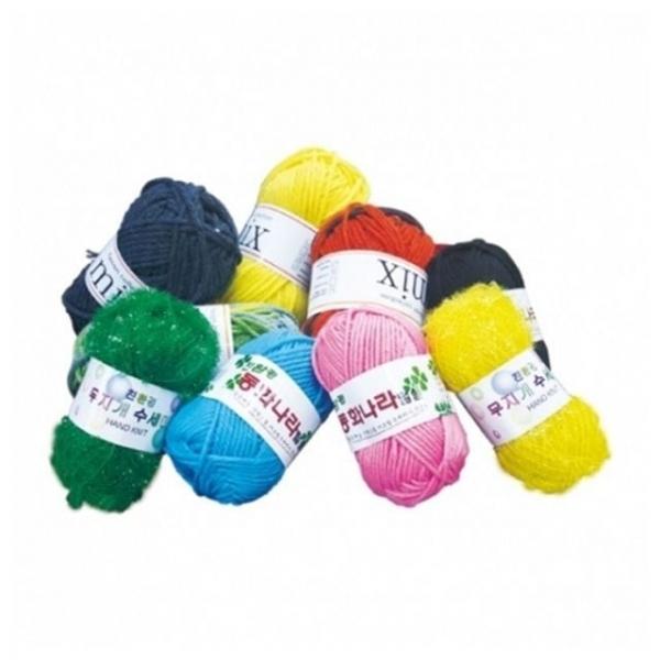 아크릴 털실 분홍 45g - 개 (1개입) DIY재료 공예재료 취미용품 핸드메이드재료 뜨개실
