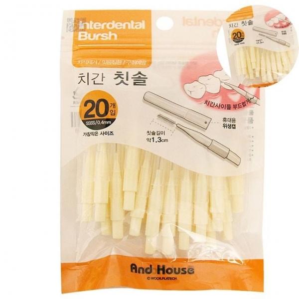 치석제거기 I형치간칫솔 치간칫솔 I형 20P
