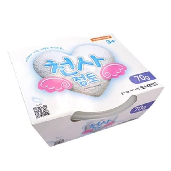 도너랜드)천사점토(70g) 촉감놀이 유치원준비물 미술재료 어린이점토 점토놀이세트