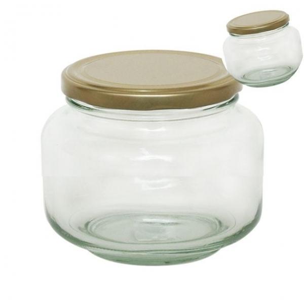 쨈병 수제청용기 유리병 저장용기 L형 250ml