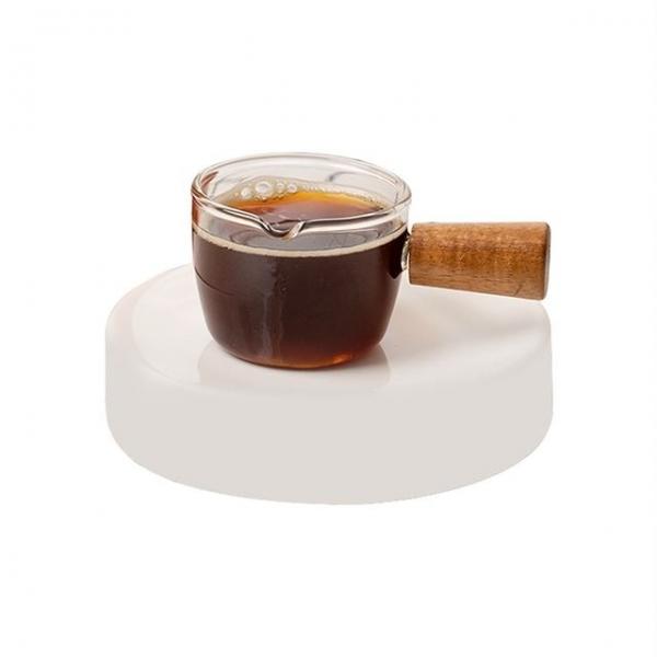 우드 핸들 커피 에스프레소 샷잔 50ml 시럽잔 에스프레소유리잔 커피샷잔 유리샷잔 에스프레소샷글