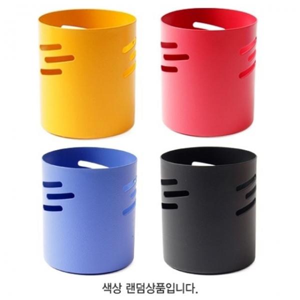 아카데미)철제 펜꽂이(MW-605)/색상랜덤 귀여운문구 귀여운필통 필기구받침대 데스크매트제작 예쁜