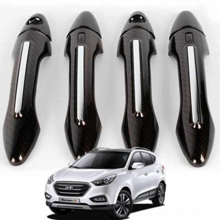 뉴투싼ix 도어캐치몰딩 자동차 카본 몰딩
