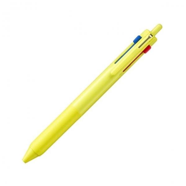 미쯔비시)제트스트림 3색볼펜(SXE3-507-0.7mm/레몬옐로우) 볼펜답례품 필기구 판촉용볼펜 학원볼펜