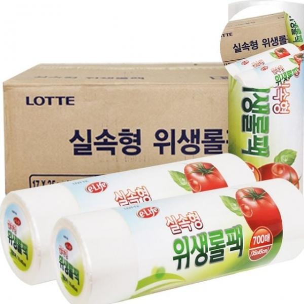 포장비닐봉투 위생팩 위생롤백 35 x 45 x 700매 12개